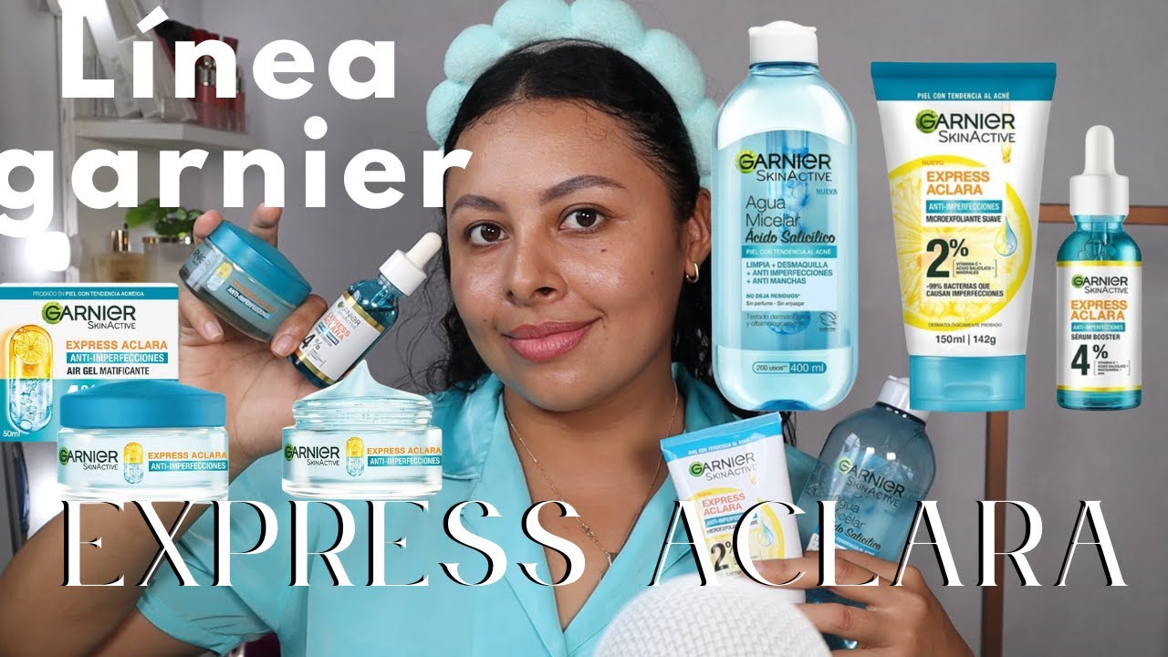 GARNIER EXPRESS ACLARA VITAMINA C -  gel hidrstsnte, serum, agua micelar, exfoliante | HolaLizy 🦋
