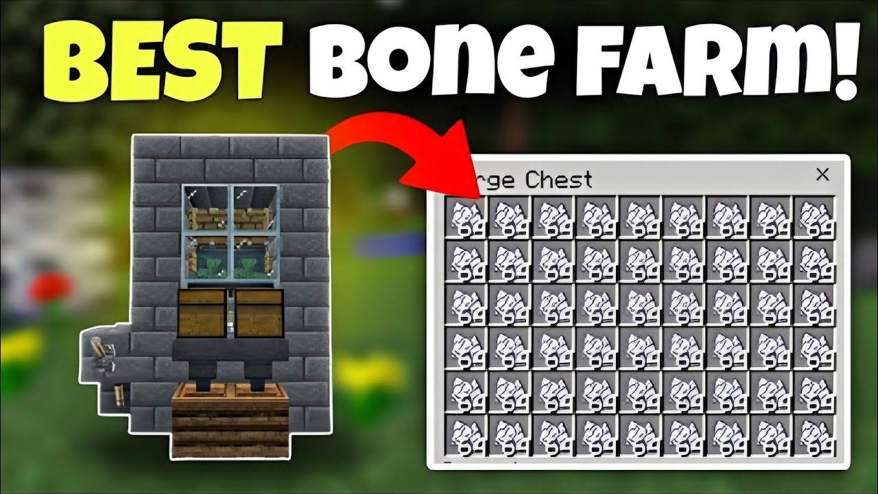 Minecraft 1.21 Bone Meal Farm Tutorial 🌱 | Unlimited & Easy Automatic Farm (Survival & Hardcore)