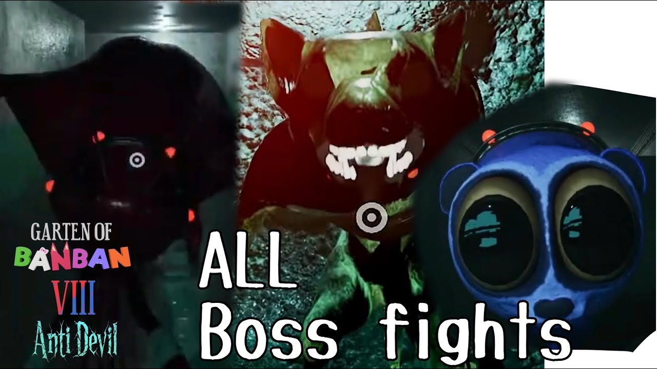 Garten of Banban 8 All Boss fights