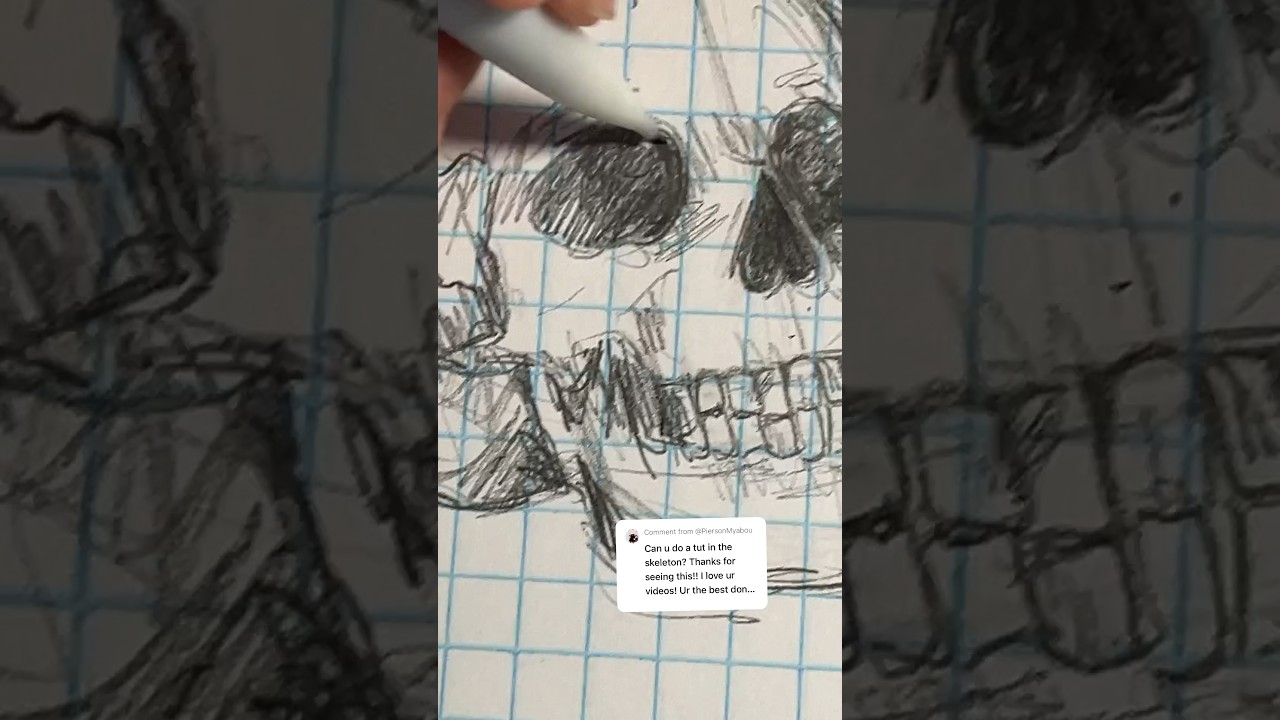 Skull tutorial #arttutorial #art #tutorial