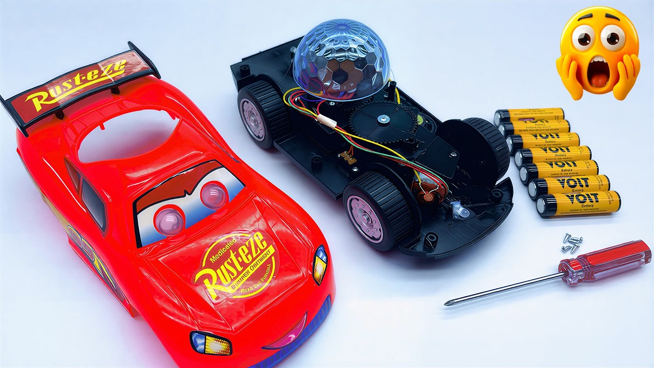 Lightning McQueen toy disassembly | How It&rsquo;s Built Inside