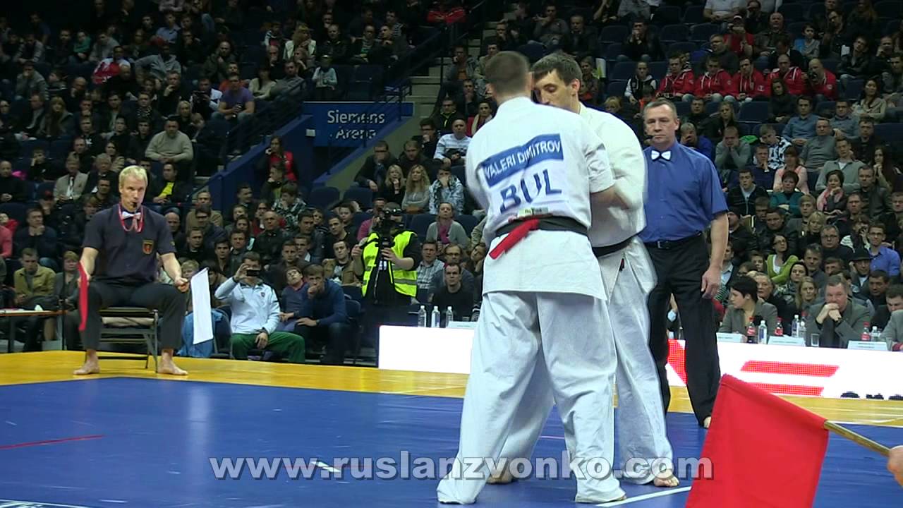 The 5th Karate World Cup semifinal  man heavyweight Dimitrov-Nesterenko