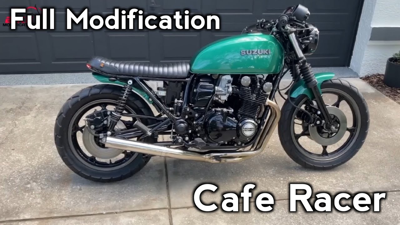 Ultimate Suzuki Cafe Racer Build Time Lapse GS850 | Full Modification