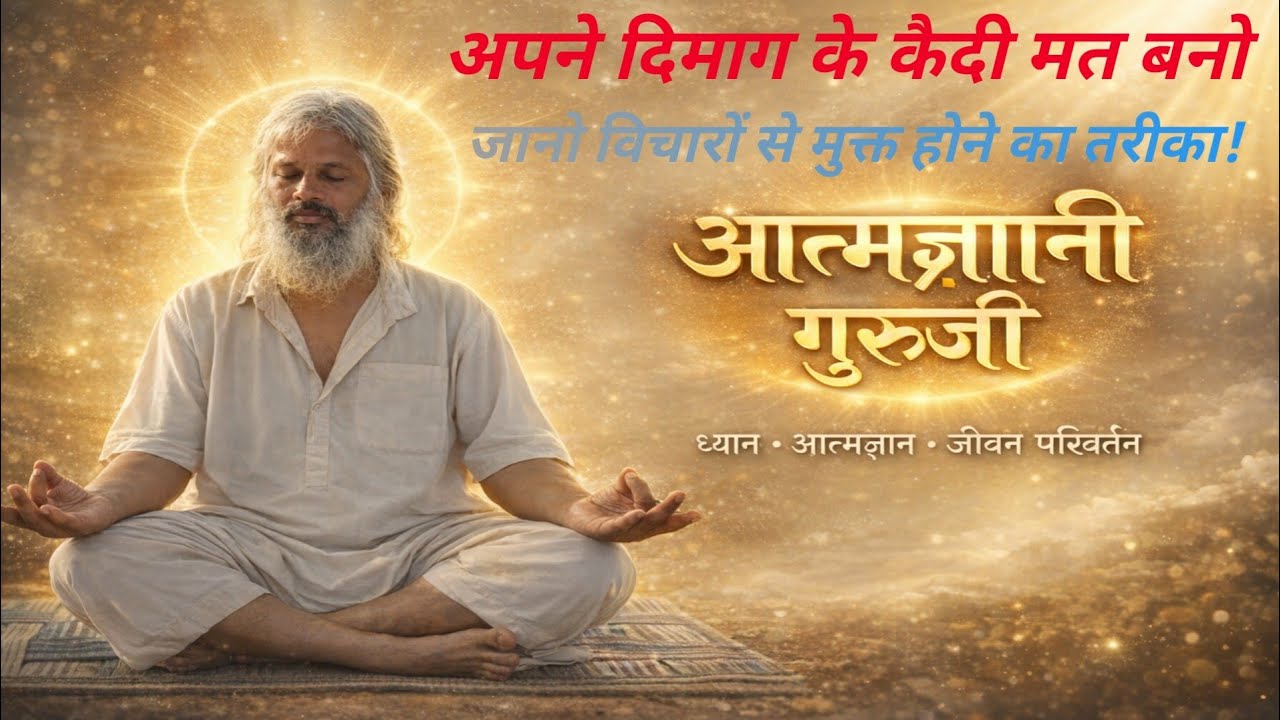 Overthinking छोड़ो, खुद को पाओ | विचारों से मुक्त जीवन ! #adhyatm #motivation #yogi 