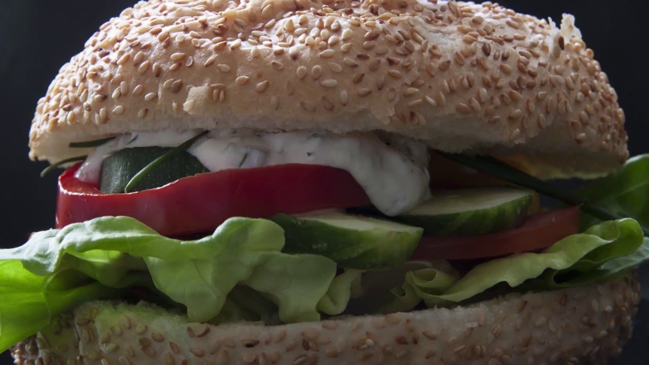 How to make a sandwich? time-lapse movie. Advertisment for slow-food. Just for fun.