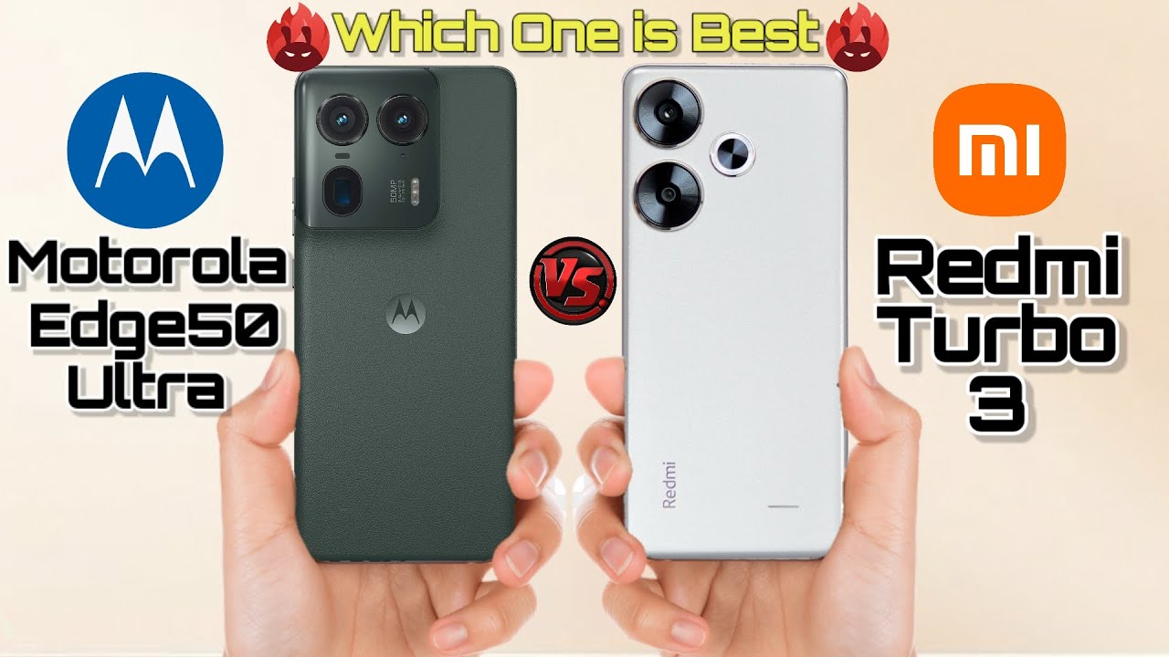 Moto Edge 50 Ultra Vs Redmi turbo 3 