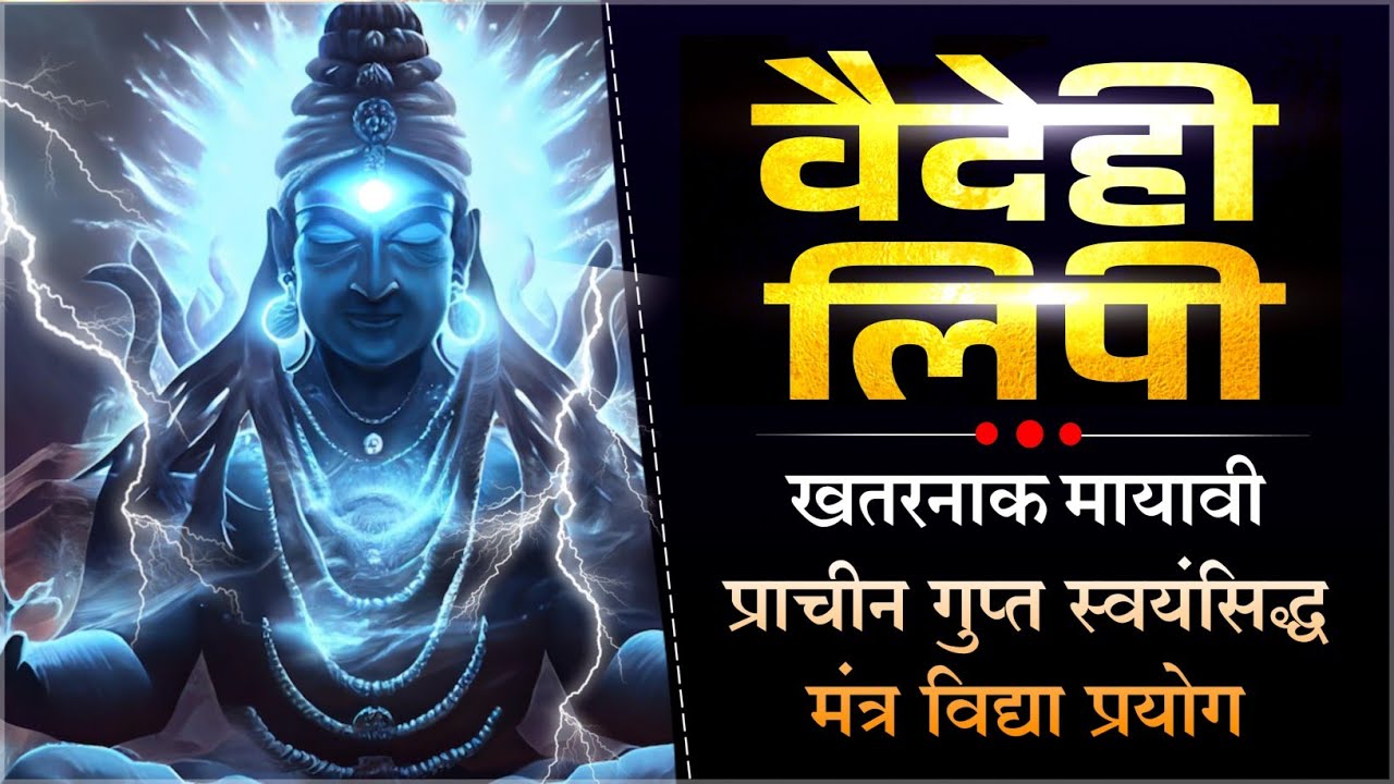 वैदेही लिपी का मायावी मंत्र केवल एक बार मंत्र पढ़ते ही चमत्कार दिखाता है || Prachin Mantra