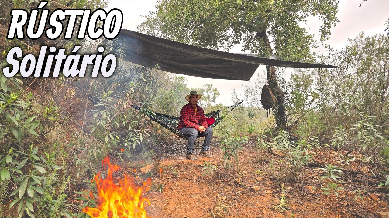 🏕ACAMPAMENTO RÚSTICO A beira de UM GROTÃO 