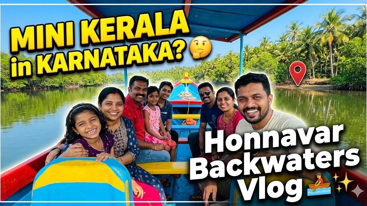 Hidden Kerala Point at Honavar | Sharavati River Boating | India’s Cleanest Beach | Best Road Trip