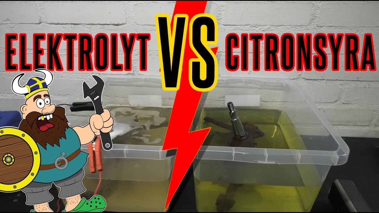 Testar Elektrolyt VS Citronsyra