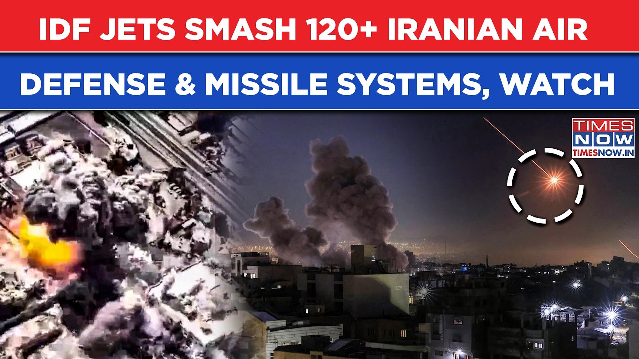 IDF's Fiery Drone Strike: 120+ Iranian Air Defense & Missile Systems Struck In 24 Hours, Watch