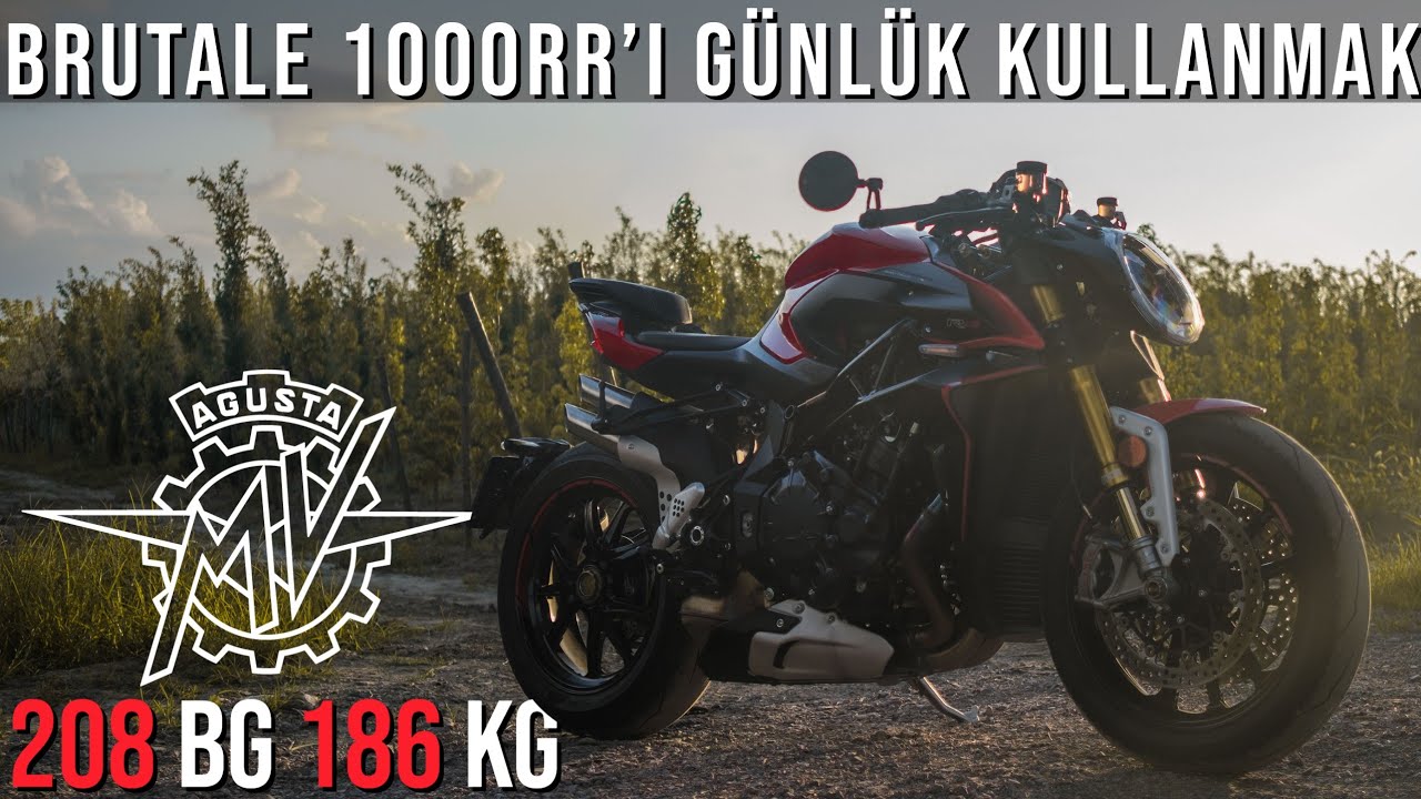 BRUTALE 1000RR'LA MOTOVLOG / APPLE WATCH'U KAYBETTİM!