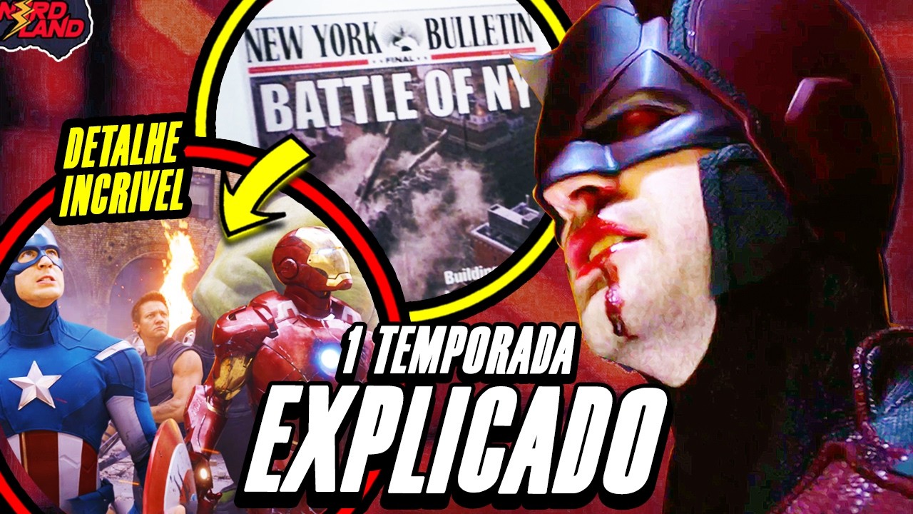 EXPLICADO! DETALHES EM DEMOLIDOR 1 TEMPORADA (EASTER EGGS + REFERÊNCIAS + ANÁLISE) HISTÓRIA