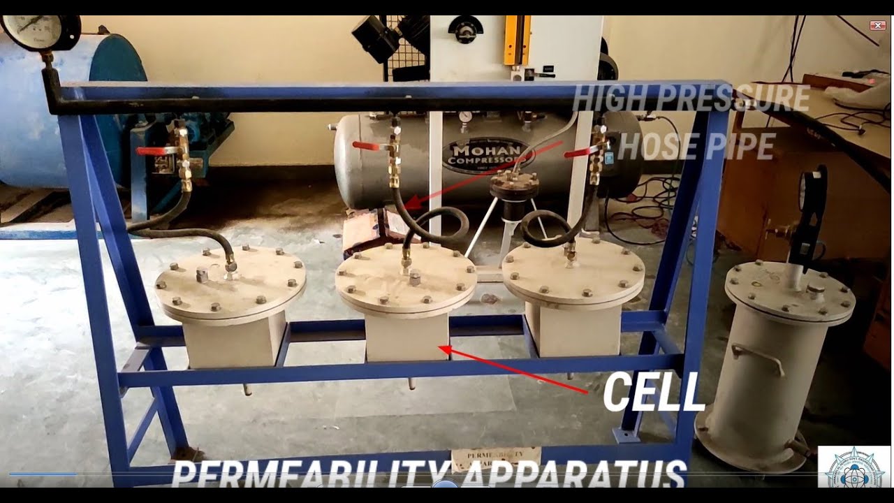 CONCRETE PERMEABILITY TEST IN LABORATORY