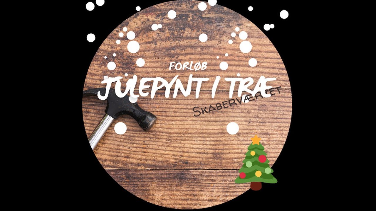 Julepynt i tr&aelig; - Dekup&oslash;rsav (1 ud af 1)