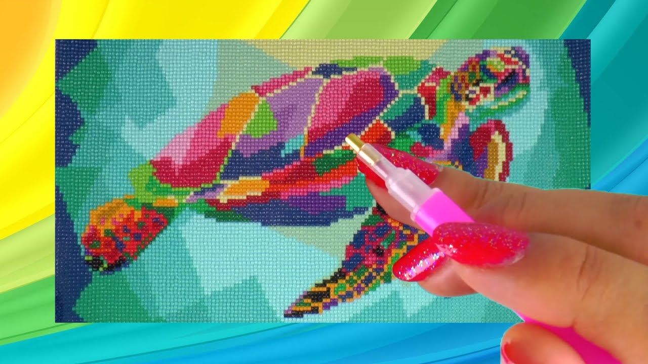 Shoplog ACTION: Diamond painting - Hoe werkt dit?