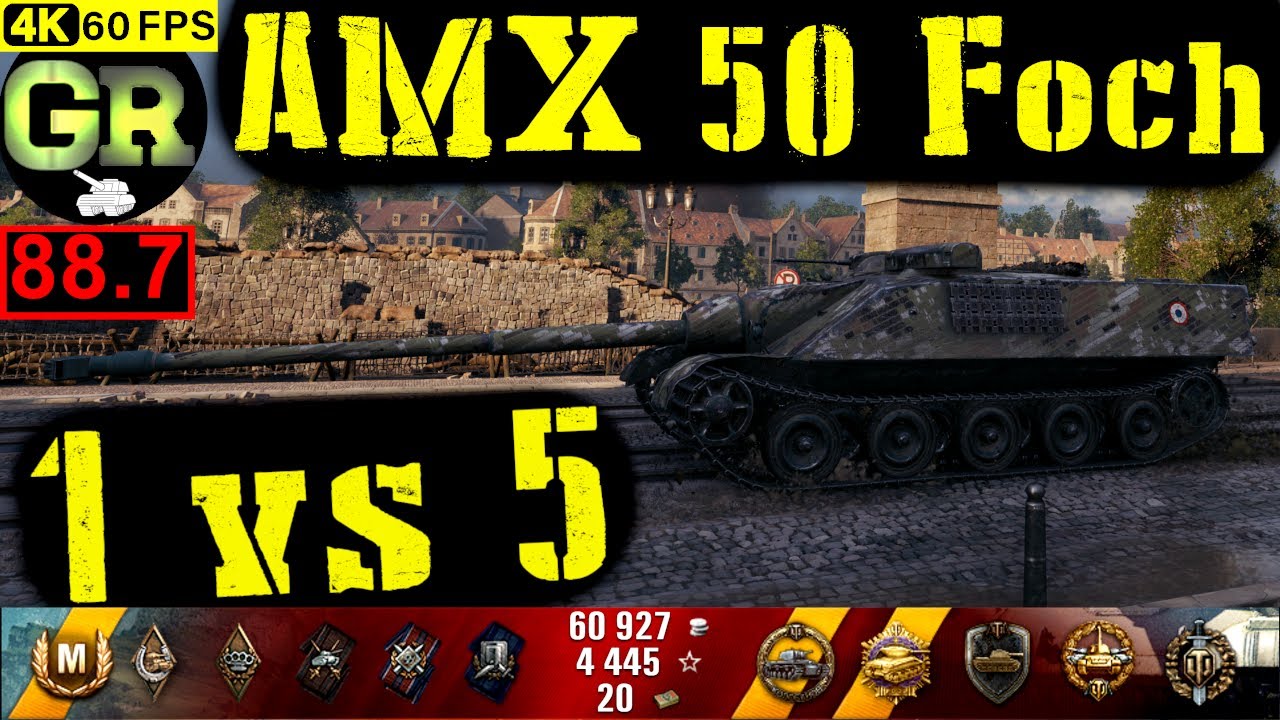 89_World of Tanks AMX 50 Foch WoT Replay - 10 Kills 7.9K DMG(Patch 1.5.0)