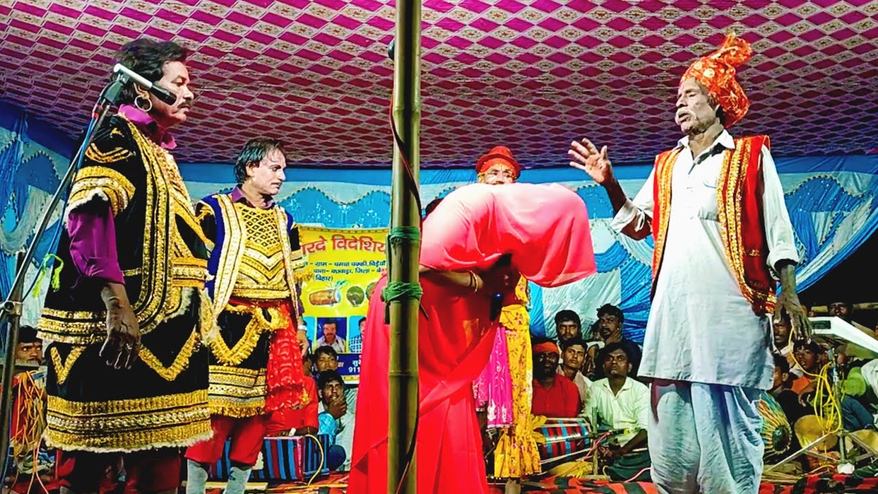 आल्हा रूदल राज बटवारा नाच भाग=10 | लक्ष्मी पूजा नंबर मेला में जय मां शारदे विदेशिया नाच पार्टी