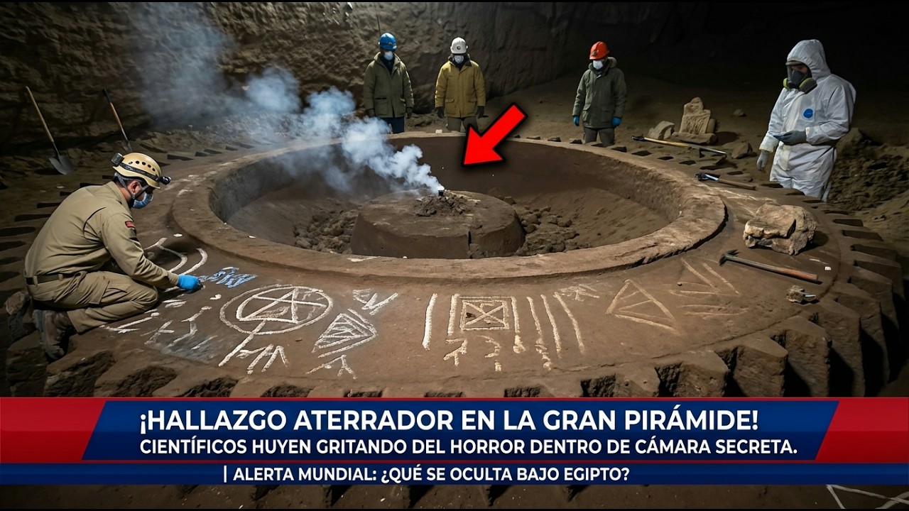¡Hallan una sala secreta en la Pirámide de Keops… y al verla gritaron de terror!