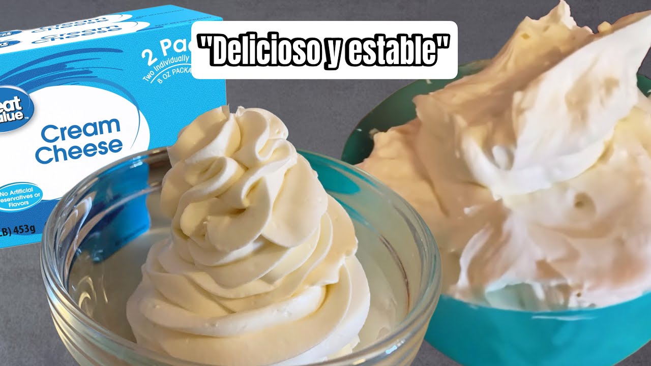 CHANTILLI CON QUESO CREMA (fácil y delicioso)