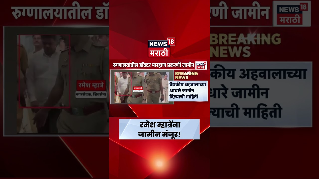 Dombivli Hospital Case | नगरसेवक Ramesh Mhatre यांना जामीन मंजूर | N18S