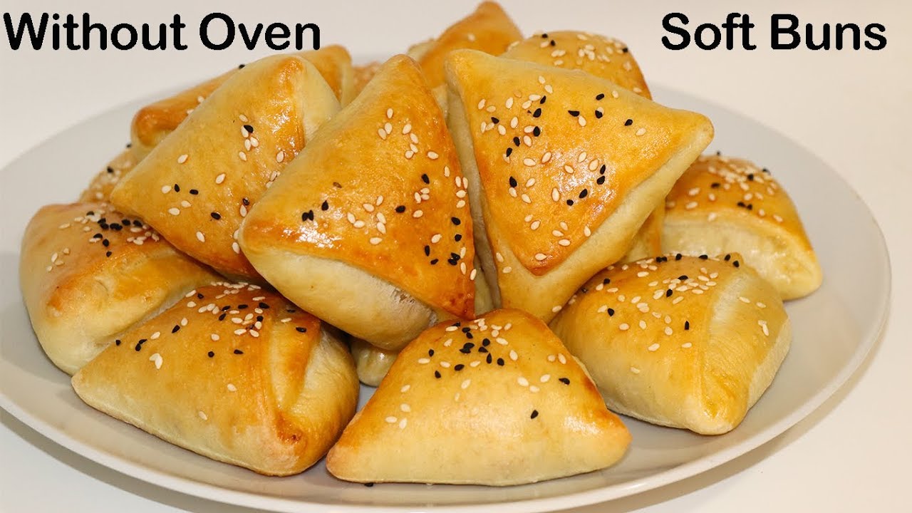 Chicken Buns Without Oven - Ramadan Recipes - Iftar Special by (HUMA IN THE KITCHEN)