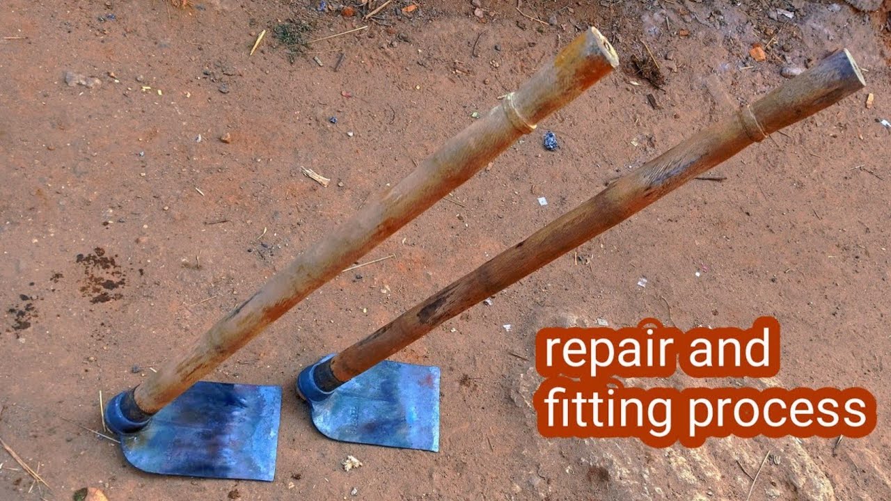 Spade (कुदाल) Repair and fitting process 💢 Made By Blacksmith @ShivnarayanVishwakarma