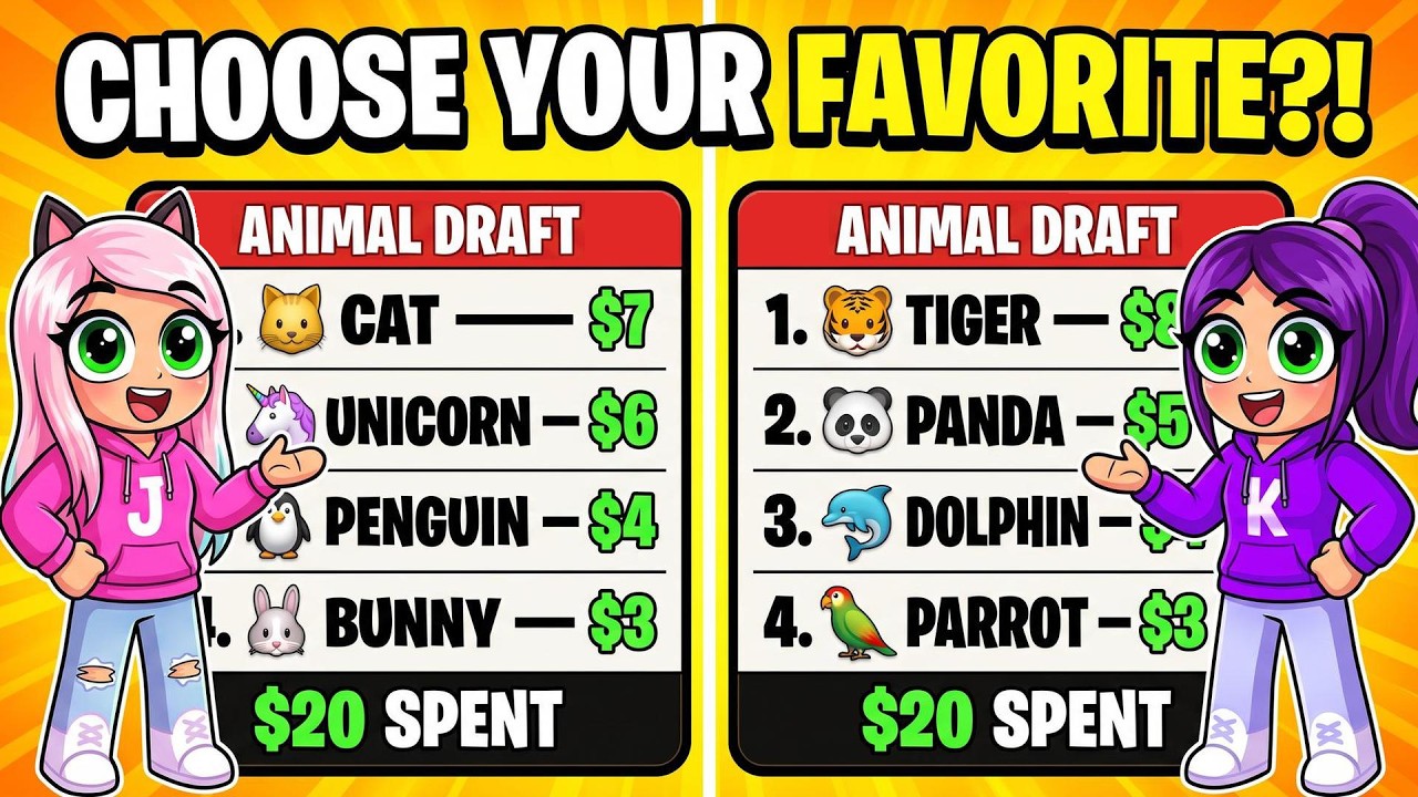 Who can Build the Best Team?  | Roblox: Choose Your Favorite