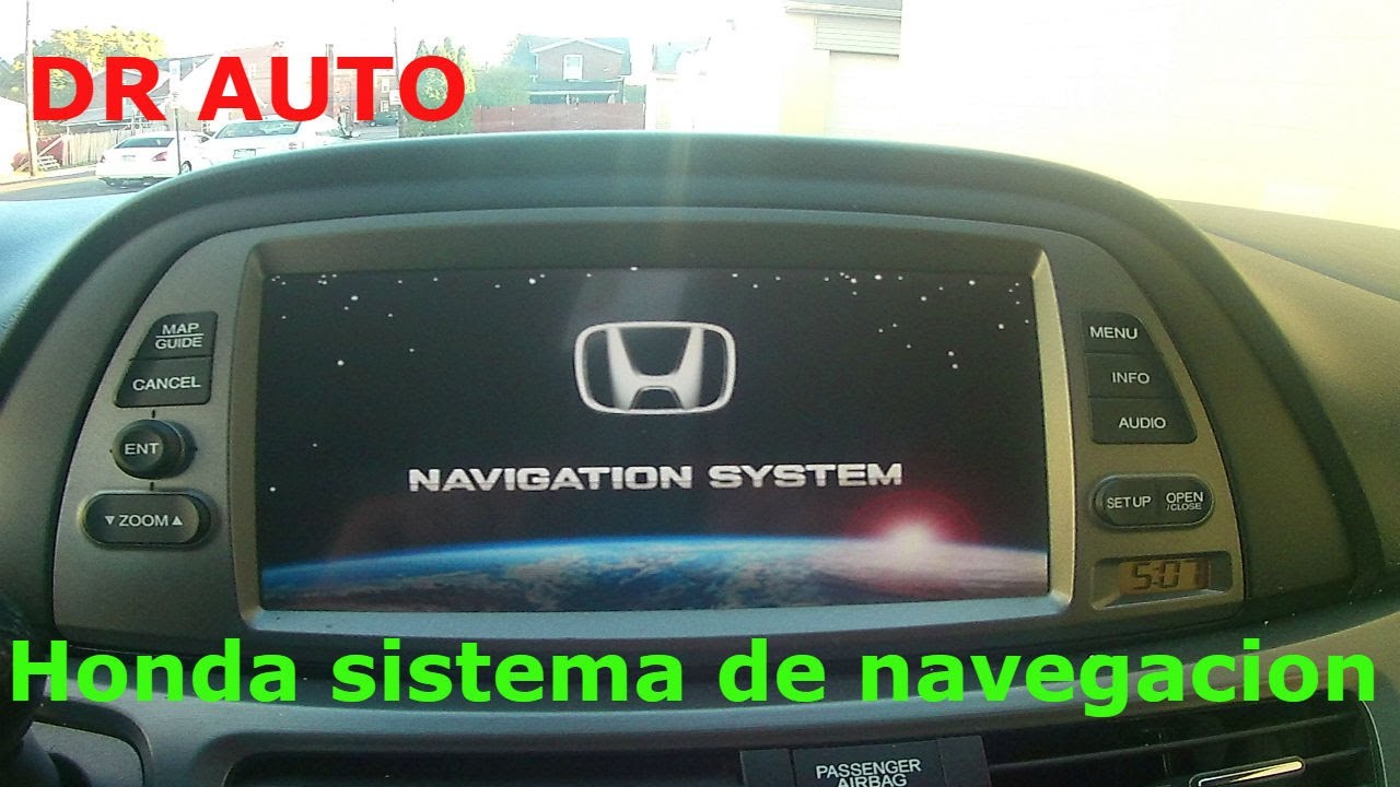 2005 honda odyssey touring como diagnostical el  sistema de navegacion