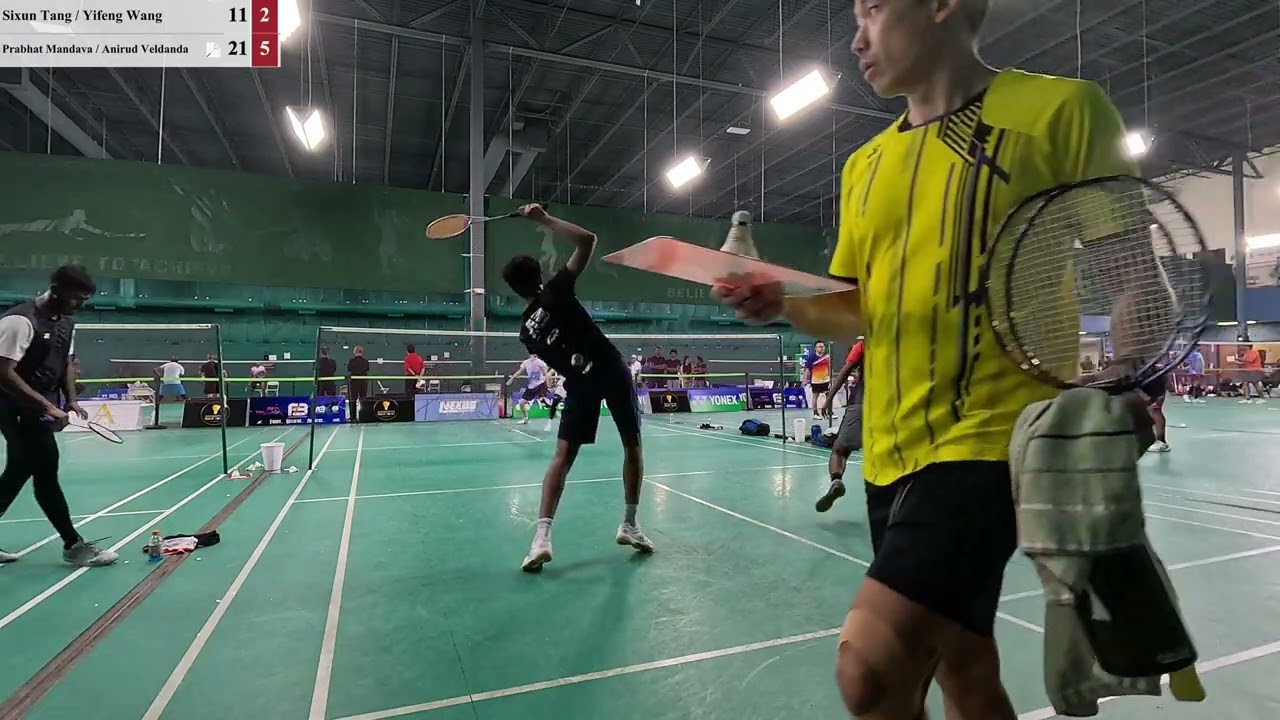 2025.05【MD】Frisco Open B R2: Sixun Tang/Yifeng Wang VS Prabhat Mandava/Anirud Veldanda