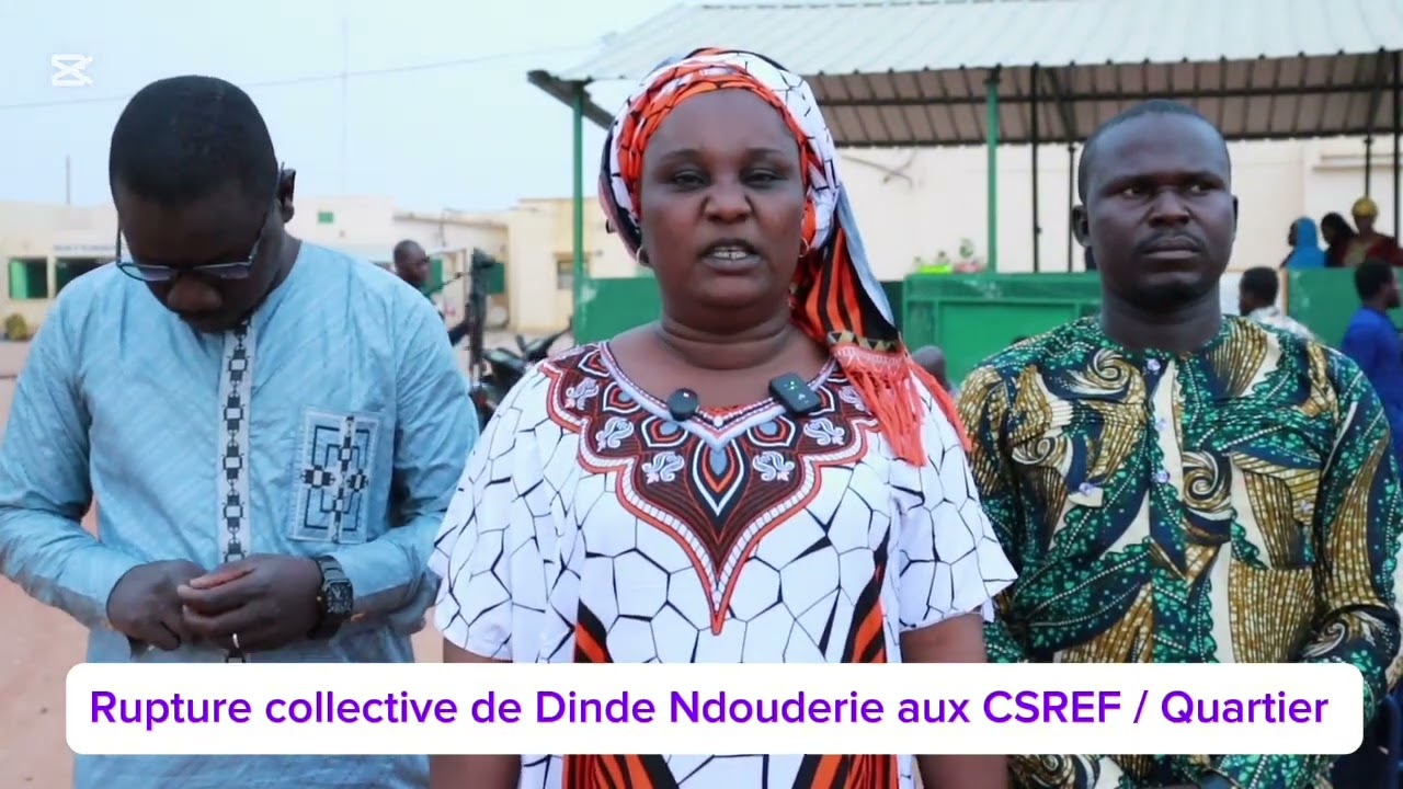 Action de solidarité rupture collective organisée par la jeunesse du 3e quartier 