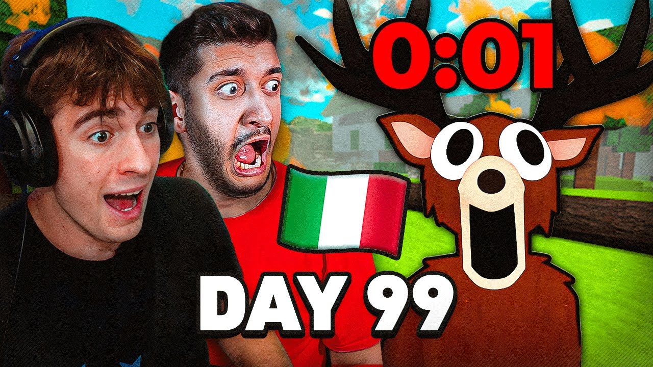 LOLLO e NICO FANNO il RECORD ITALIANO di 99 NOTTI su ROBLOX!!