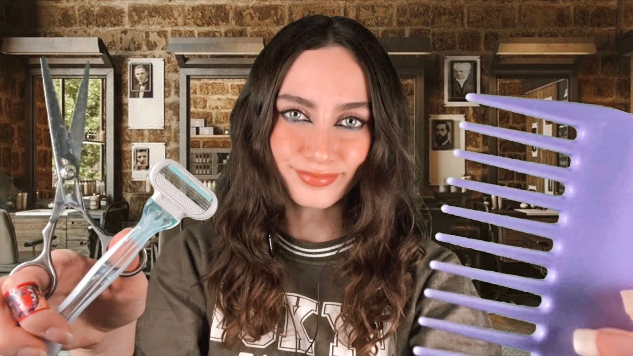 ASMR BARBERÍA ROLEPLAY - Corte de pelo - Asmr Argentina