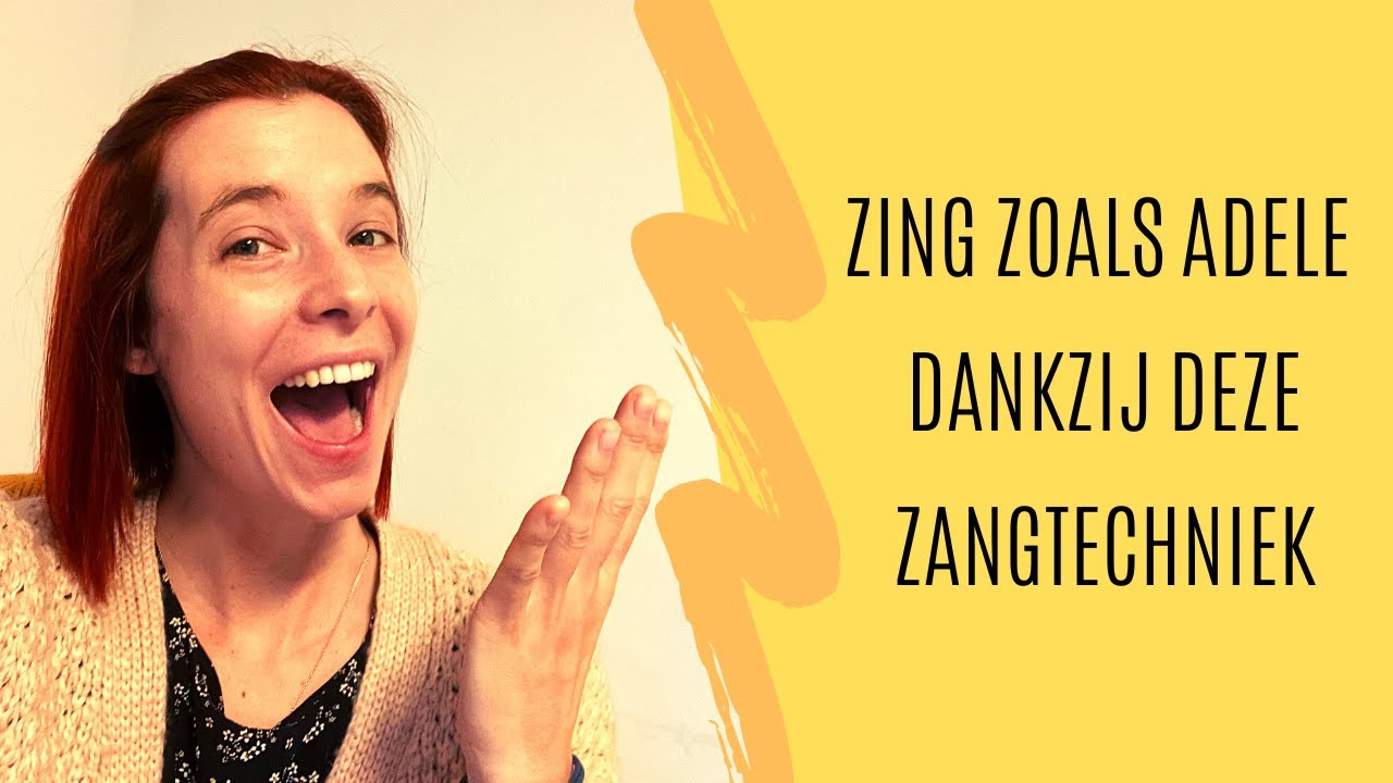 Zing zoals Adele dankzij deze zangtechniek!