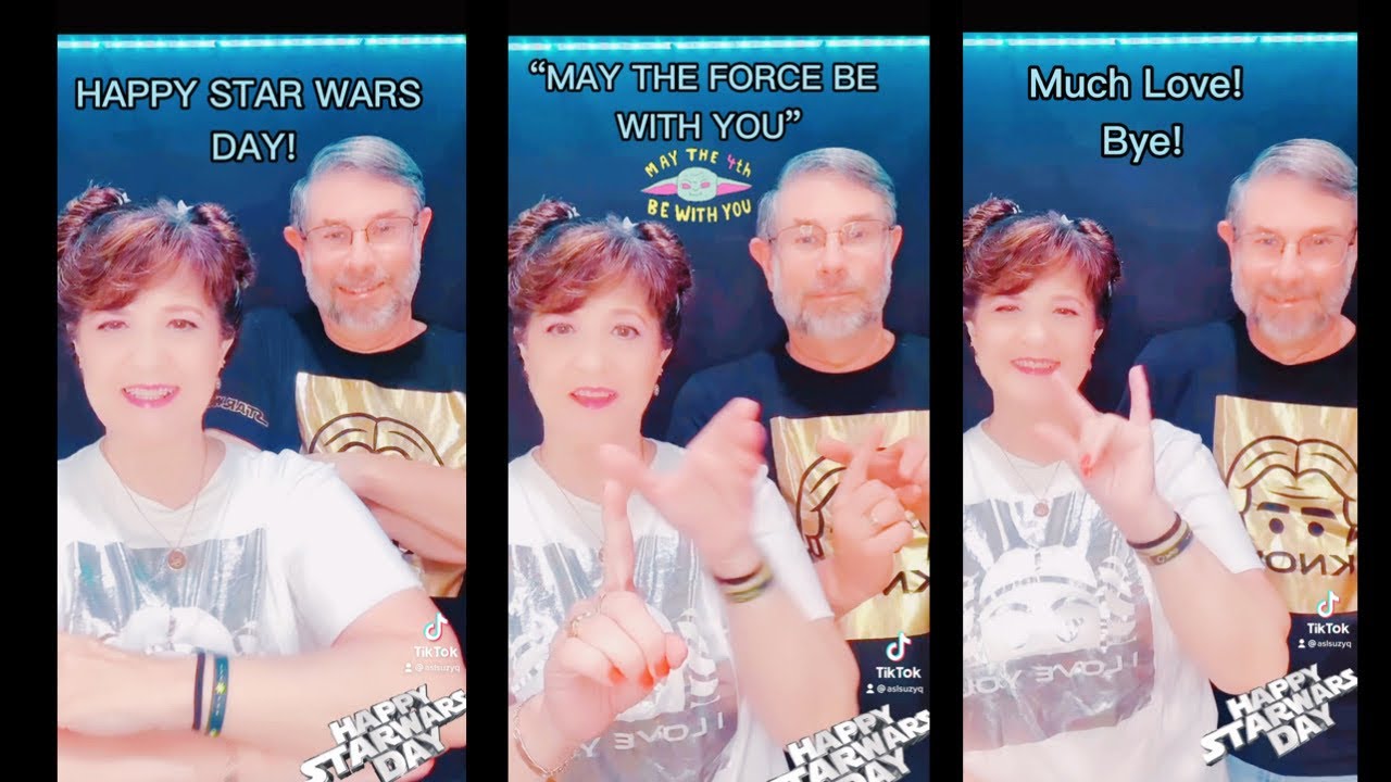 ASL Lesson- STAR WARS related Signs- ASL
