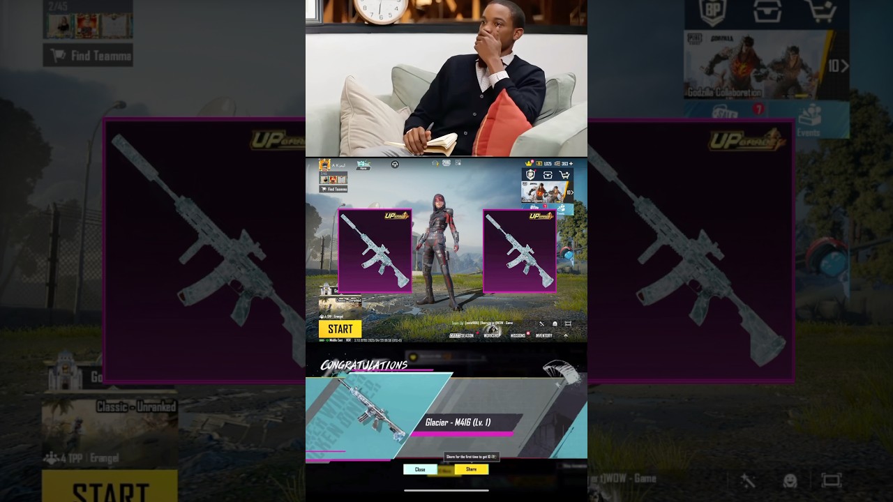 free m416 glacier skin, how to get free m416 glacier, #howtogetfreem4glacierskininbgmi #pubgmobile