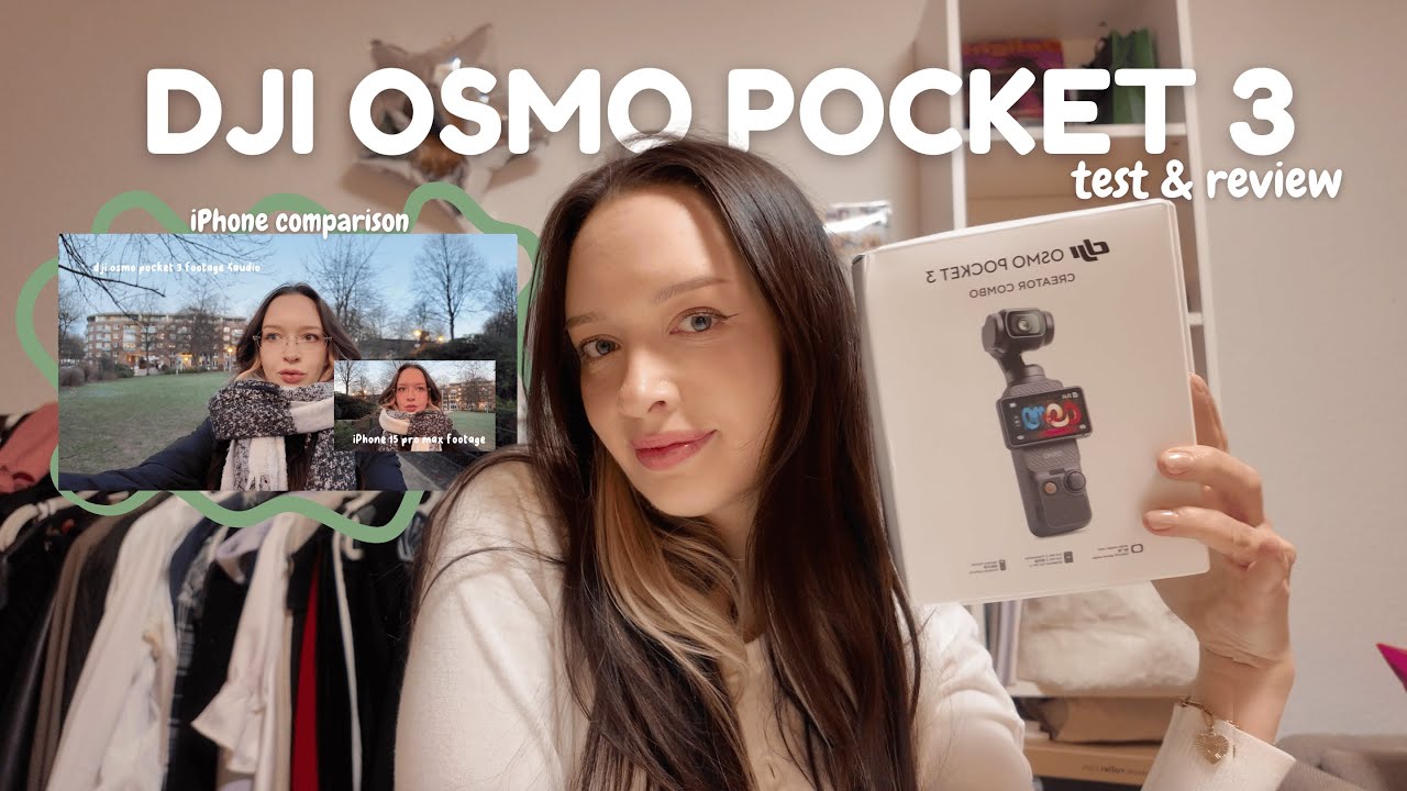 dji osmo pocket 3 review | first impression, iPhone 15 pro max comparison, color grading & more!