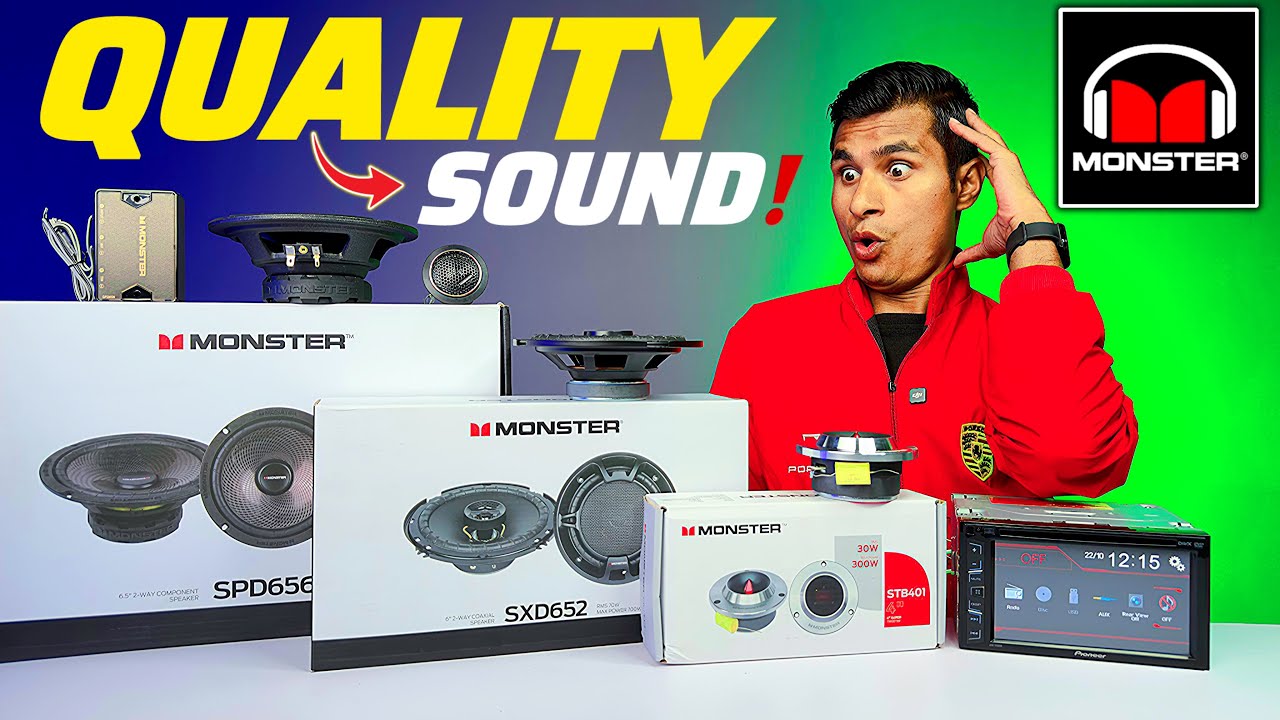Quality Sound Guaranteed! 🔥 Monster 3-Way Sound Setup For Car | Best Clarity + Punch + Highs 