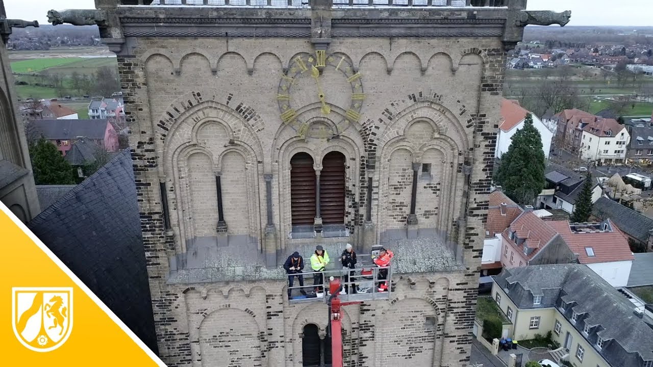Der Xantener Dom hat seinen Minutenzeiger zurück