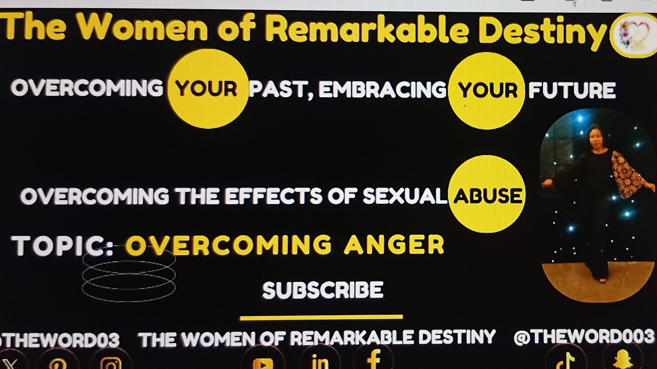Overcoming The Effects Of Sexual Abuse     Overcoming Anger