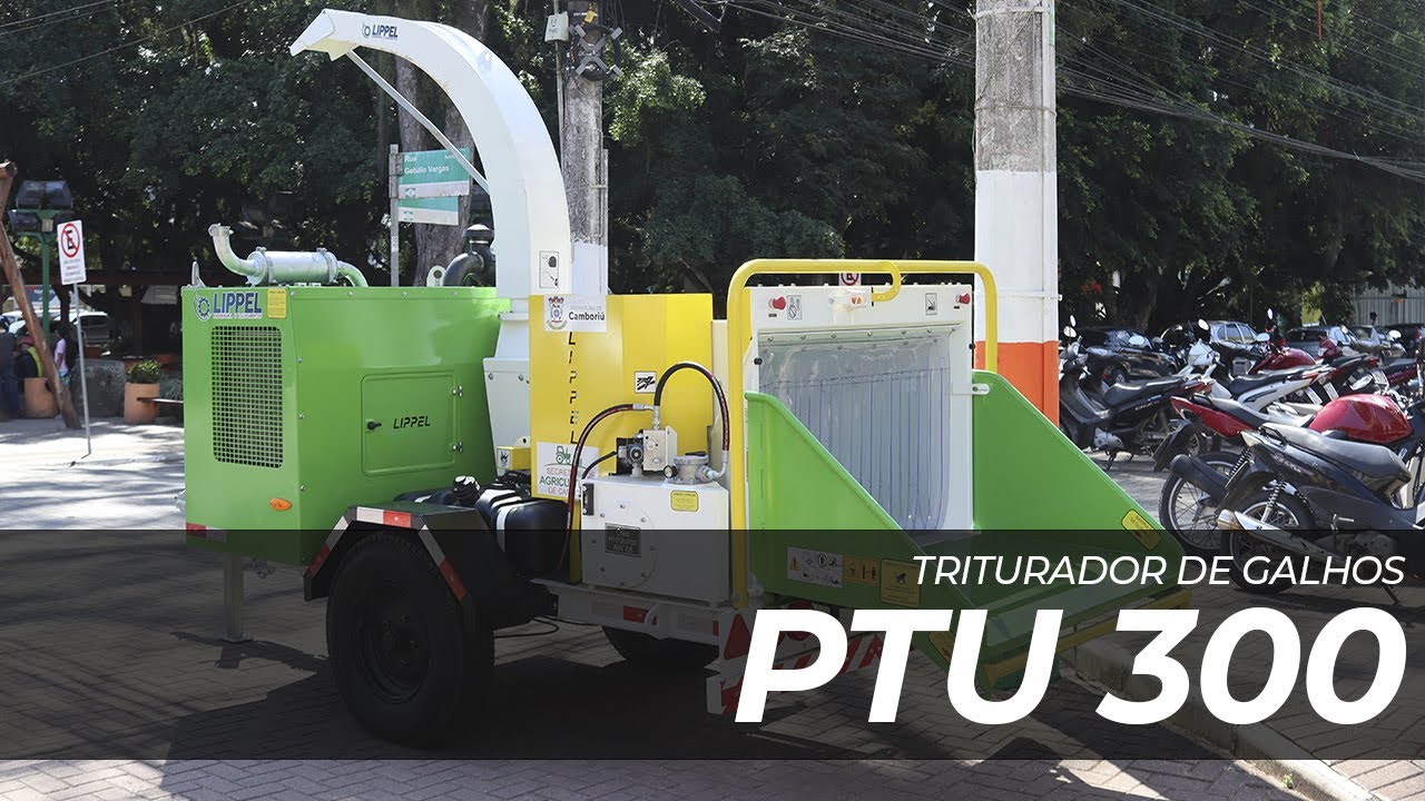 #PTU300 Deixe sua cidade mais sustentável e sem lixo verde - Triturador de Galhos #camboriu