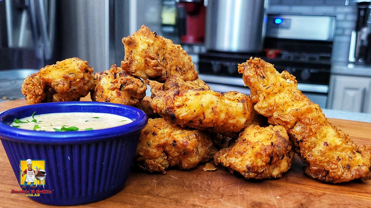 Crispy Chicken Tenders with Garlic Chili Sauce Recipe