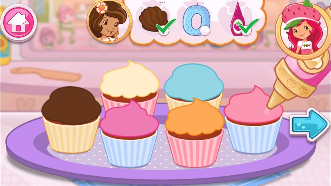 Strawberry Shortcake Bake Shop - Berry Bitty Cakes - Fun Cooking Gameplay