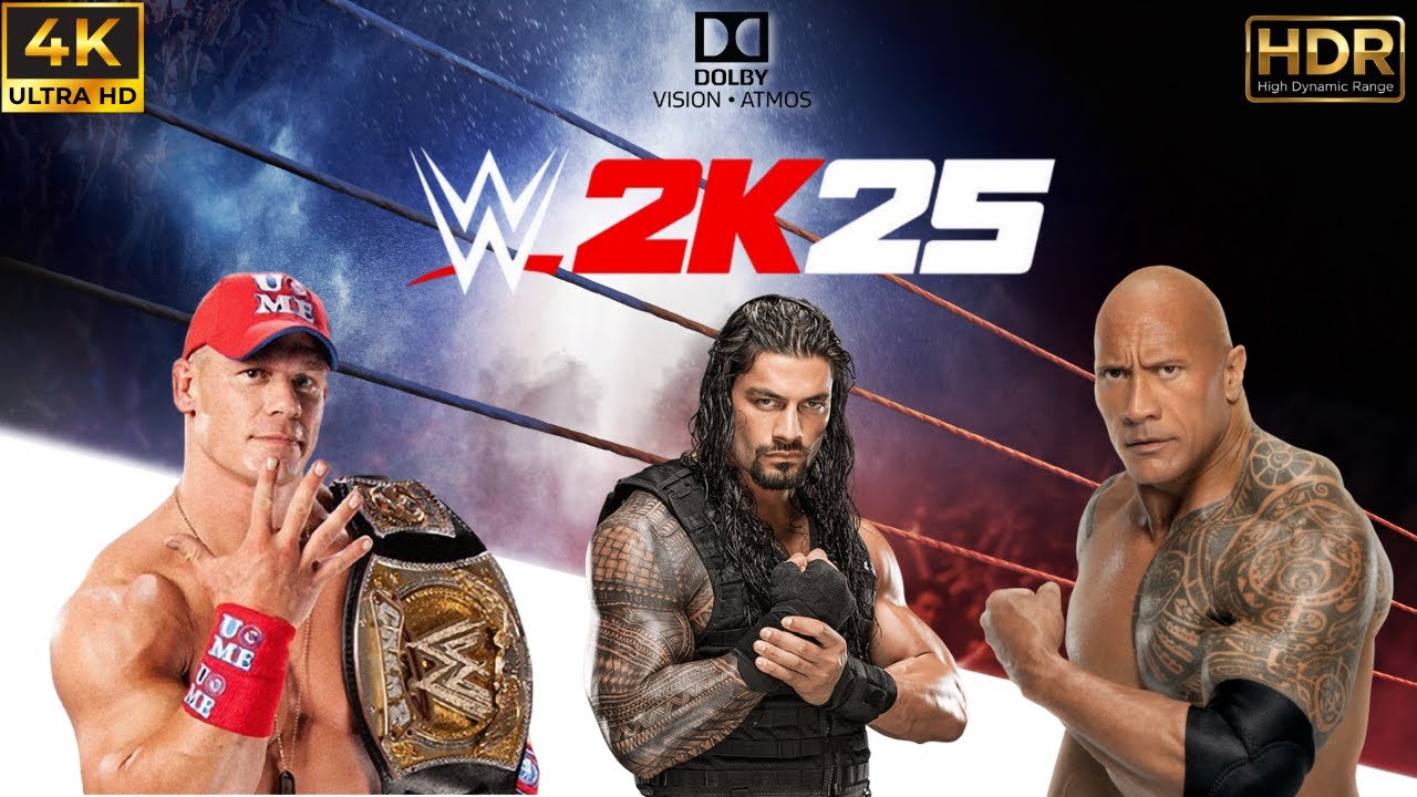 THE FINAL SHOWDOWN 🔥 | The Rock vs Roman Reigns vs John Cena | WWE 2K25 (4K Cinematic Match)