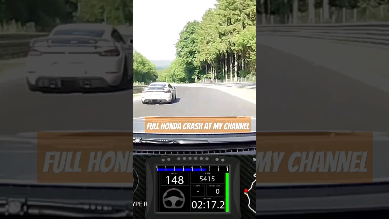 Full Speed Honda Crash 