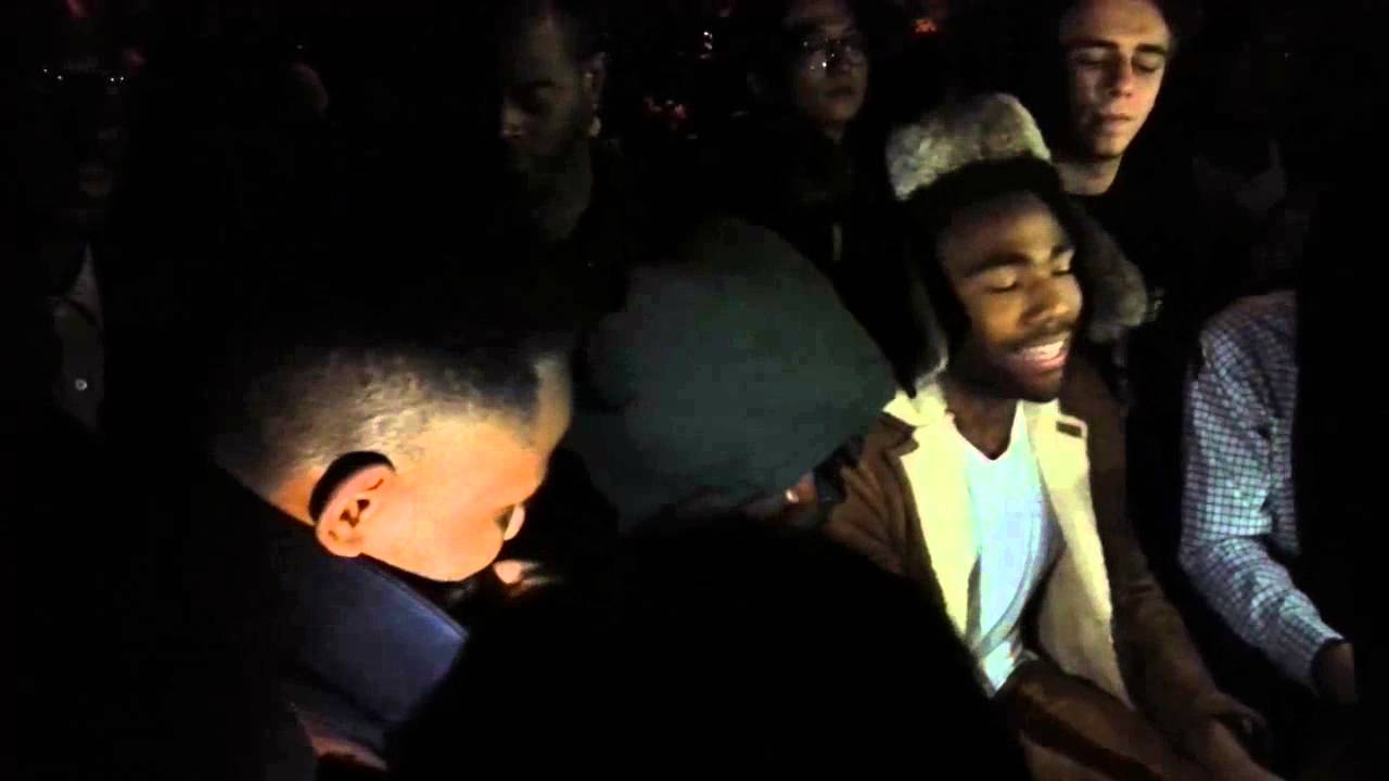 Donald Glover in Washington Square Park