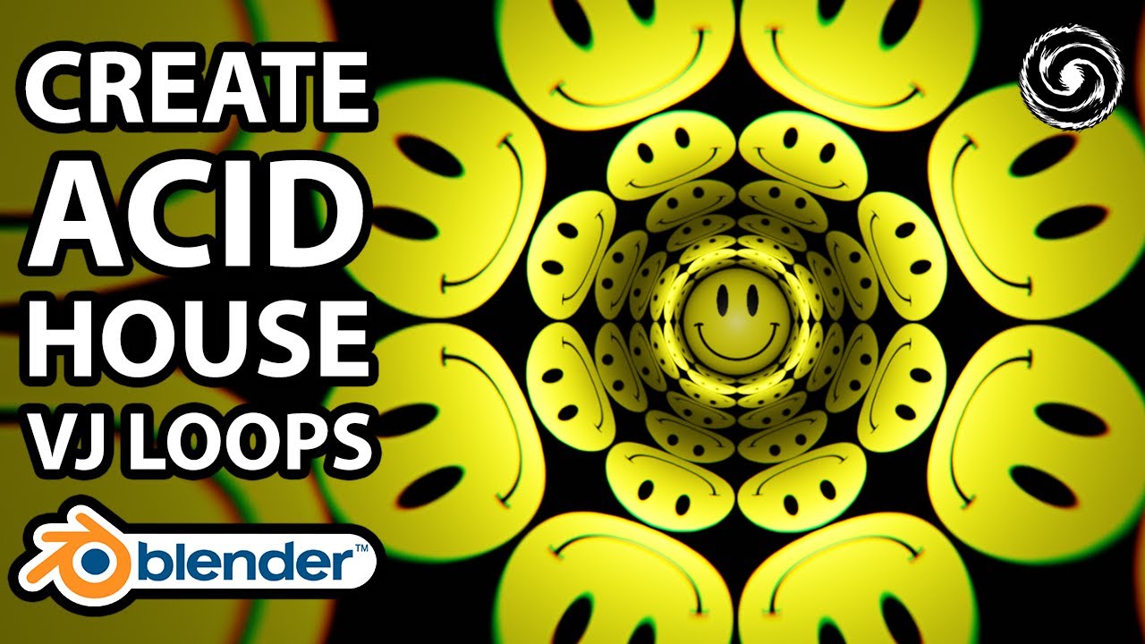 Create Your Own Acid House Looping Animations In Blender 2.9 - Evee VJ Loop Tutorial