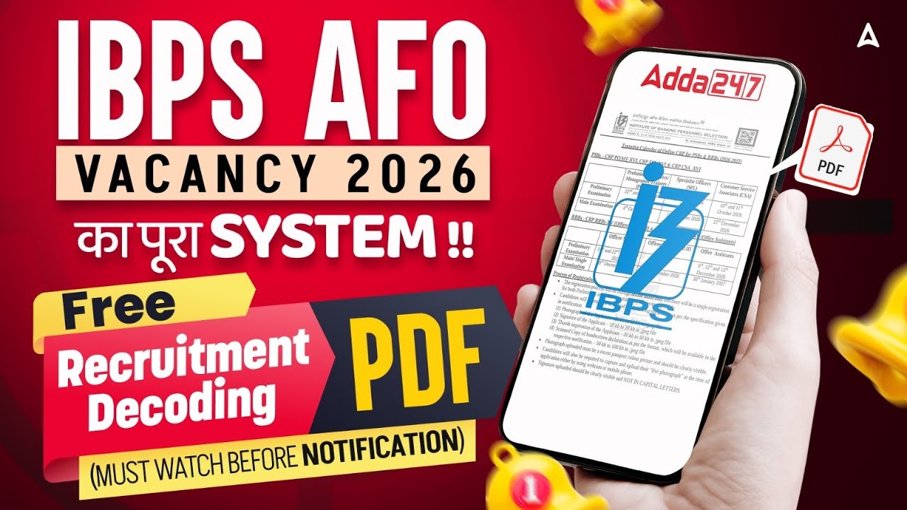 IBPS AFO Vacancy 2026 | Free PDF, Selection Process, Strategy & Recruitment System Decoded