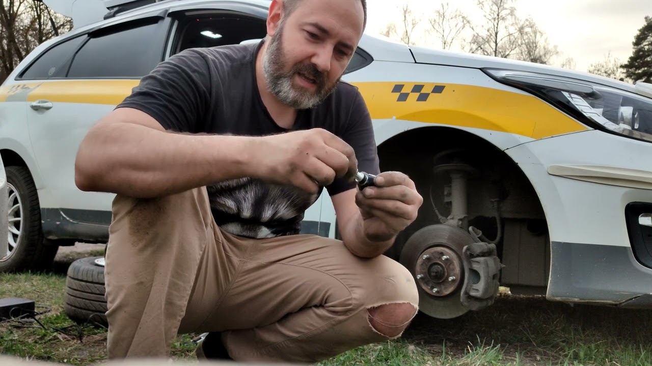 Установка датчика TPMS Teyes своими руками