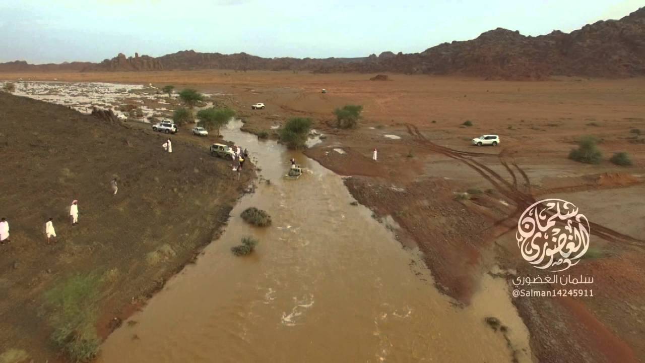 تصوير جوي لــ امطار المختلف غرب حائل 20 ــ 7 ــ 1437هــ